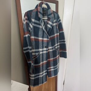 Plaid Coat By Rachel Zoe